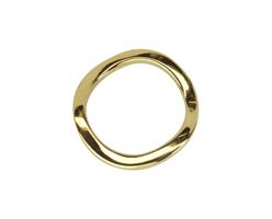 טבעת נישואים 18 קרט בצורת גל