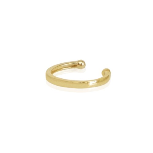 עגיל cuff זהב 14 קרט
