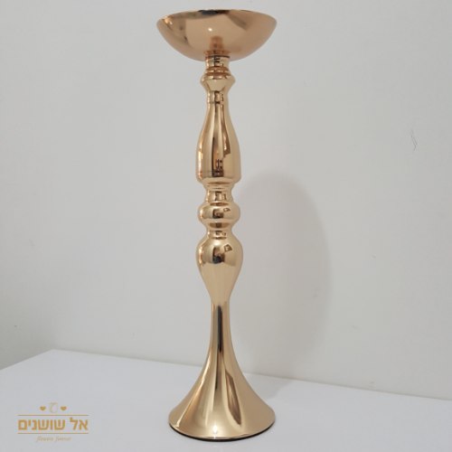 פמוט מוזהב גובה 45 ס"מ