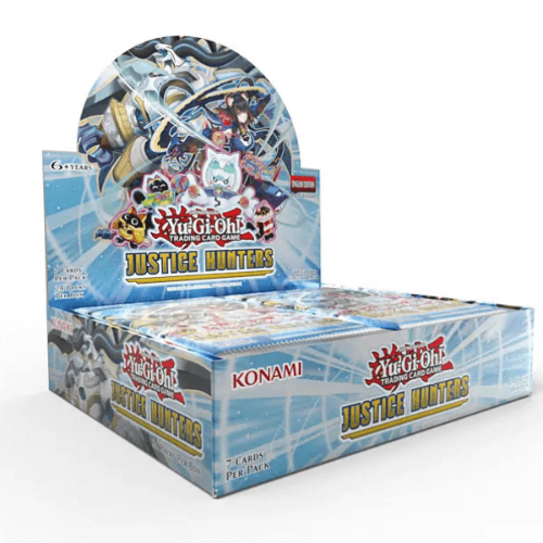 Yu-Gi-Oh! Justice Hunters Booster Box קלפי יו-גי-הו TCG מקוריים בוסטר בוקס