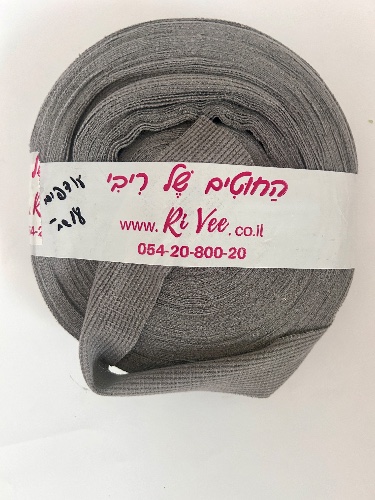 חוטי טריקו מוזלים אפור כהה טקסטורת ופל