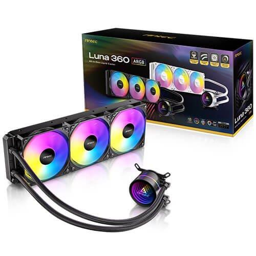 קירור נוזלי משולש Antec LUNA 360 Black ARGB