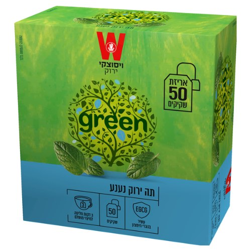 תה ירוק נענע 50 יח'