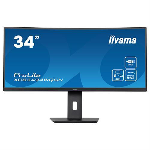 מסך מחשב קעור IIYAMA 34" ProLite VA UWQHD 120Hz 0.4ms 1500R