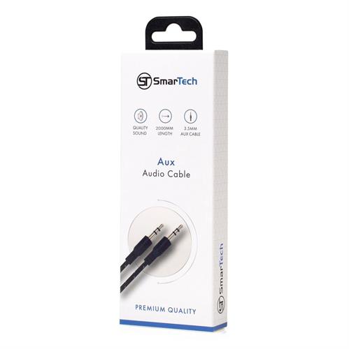 כבל AUX אולטימטיבי - דגם A-2 מבית SmarTech - אורך 2 מטר, איכות ועמידות ללא פשרות