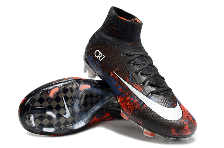 של נעלי כדורגל רונאלדו Nike Air Zoom Mercurial שחור כתום