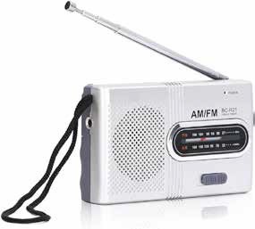 רדיו כיס קטן AM\FM על סוללות AA