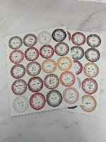 40 יח מדבקות תבלינים קוטר 4.5 ס"מ