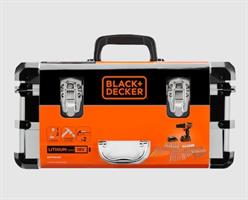 מקדחה נטענת 18V עם 2 סוללות Black & Decker – מושלמת לקידוח ועבודות ביתיות
