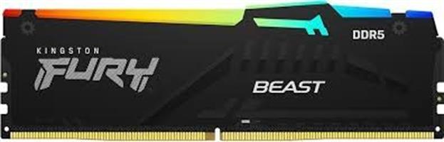 ז. לנייח KINGSTON FURY BEAST RGB 32GB DDR5 6000MHZ CL36 EXPO/XMP