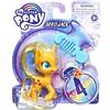 כתום - דמות הפוני הקטן שלי עם אביזרים לשיער My Little Pony