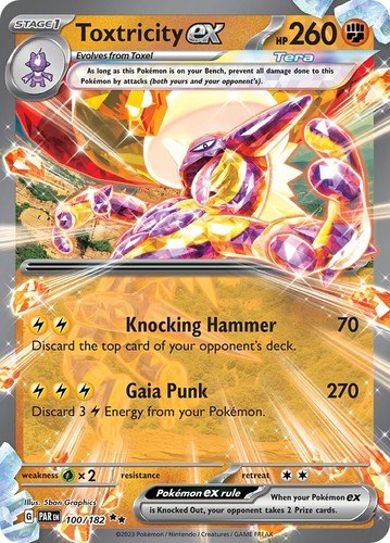 קלף פוקימון בודד single - TOXTRICITY EX – PARADOX RIFT– 100/182