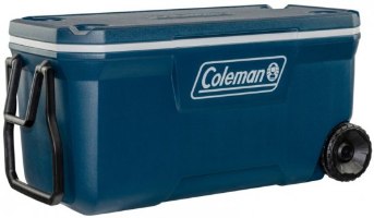 צידנית אקסטרים עם גלגלים 94 ליטר צבע כחול | Coleman Xtreme 94L | מקט 2000037216 |קפיץ קפוץ