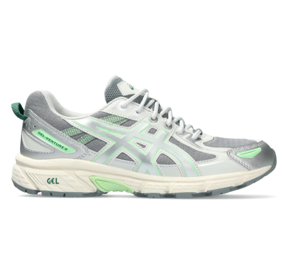 ASICS GEL VENTURE 6 WOMEN SHEET ROCK SILVER נעלי אסיקס נשים ג'ל ונטור