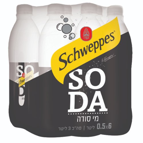 סודה, שישיה 6 * 500 מ"ל
