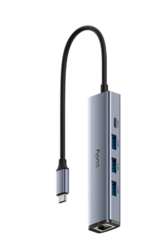 CUDY 5-IN-1 USB Hub with GbE UH605