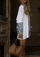 Oversized T-Shirt Mixed Plaids