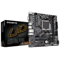 לוח למעבדי Gigabyte A620M S2H DDR5 Micro-Atx DP HDMI VGA AM5 AMD