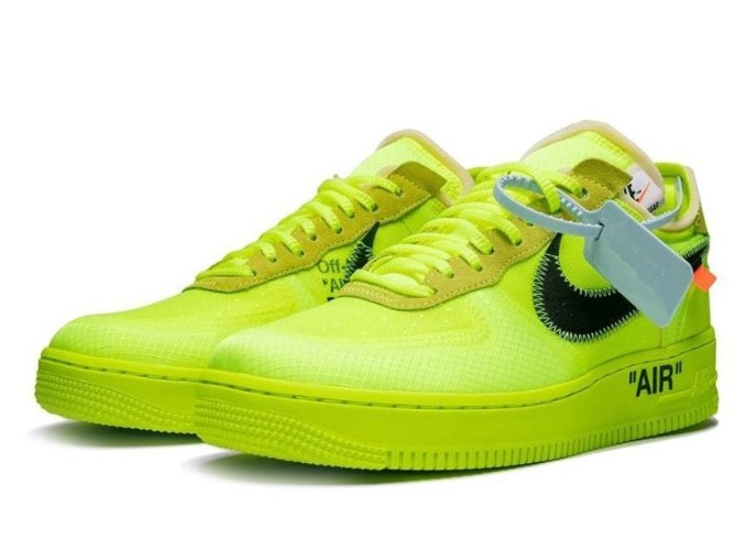 סניקרס נייק Nike X Air Force 1 Off-White ירוקות