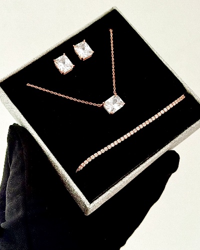 Phil Set Silver Gold And Rose Gold