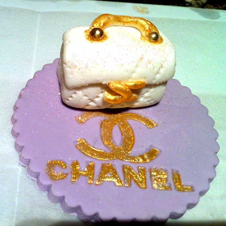 chanel cake stamp