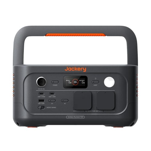 תחנת כוח ניידת ג'קרי Jackery Explorer 500 V2 בהספק 500W וקיבולת 512Wh עם סוללת LiFePO4