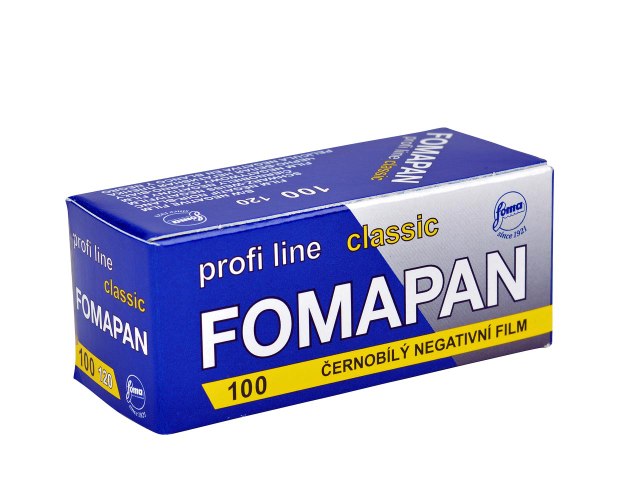 Foma Fomapan 100 120 למצלמות מדיום פורמט תכולה :סרט אחד