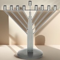 חנוכיית חוטים חבד לנרות – מוכספת