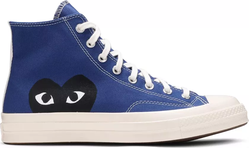Comme des Garçons PLAY x Chuck 70 High Blue Quartz