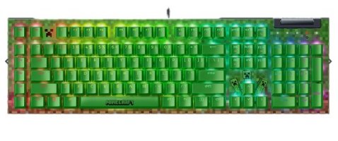 מקלדת מכנית Razer BlackWidow V4 X Minecraft Edition עם RGB ו-6 מקשי מאקרו – תמונה 1