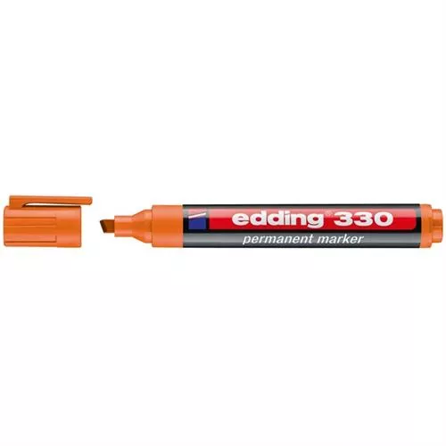 טוש פרמננט 330 טיפ קטום 1-5 מ"מ כתום אדינג edding