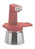 אדום - מקינטה ג'מיני,  1-2 כוסות,  Gemini Express Espresso Maker מתאים לאינדוקציה