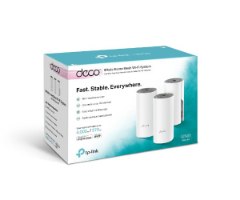 מגדיל טווח TP-Link AC1200 Whole Home Mesh Wi-Fi System Deco E4  - שלוש יחידות