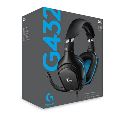 אוזניות גיימינג חוטיות לוגיטק - Logitech G432