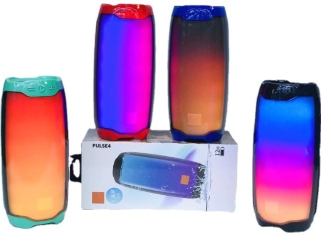 רמקול בלוטוס Pulse עם אורות מתחלפים – חוויה מוזיקלית עוצמתית