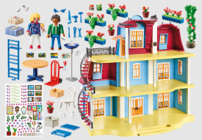 פליימוביל 70205 בית בובות ענק - PLAYMOBIL דגם בית בובות החדש! במבצע!