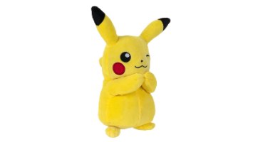 פוקימון בובת פרווה פיקאצ'ו קורץ 20 ס"מ POKEMON PIKACHU