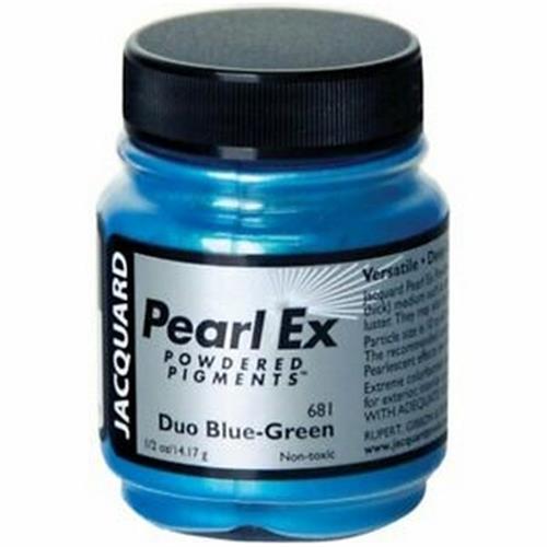 אבקת פיגמנט פרל אקס צבע כחול-ירוק #681