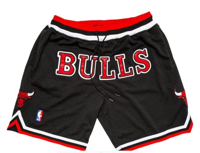 מכנסי NBA קצרים שיקגו בולס Just don שחור אדום
