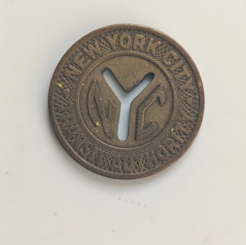 אסימון NEW YORK CITY -תחבורה ציבורית, ארה"ב