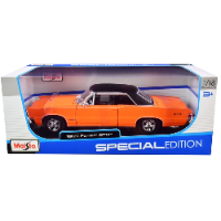 דגם מכונית פונטיאק - Maisto 1965 Pontiac GTO Orange 1:18