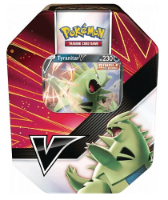 Pokemon TCG: Tin Box V Power- Tyranitar V & Empoleon V מארז טין וי קלפי פוקימון מקוריים