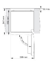 מקרר מקפיא תחתון 353 ליטר Gorenje NRK6202AXL4 - גימור נירוסטה