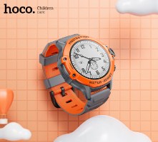 שעון חכם לילדים HOCO Y107 – סוללה חזקה ותמיכה מלאה באייפון ואנדרואיד.