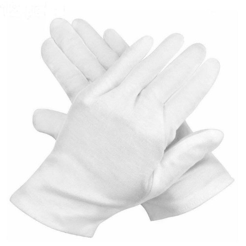 Cotton Gloves זוג כפפות כותנה מידה MEDIUM