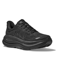 HOKA BONDI 9 WIDE נעלי ספורט גברים בונדי 9 רחבות בצבע שחור/שחור | HOKA גברים
