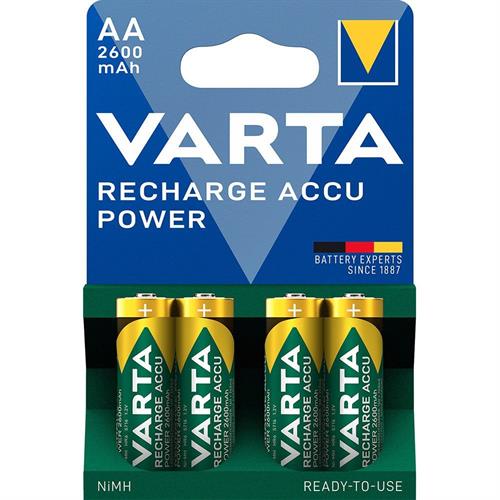 VARTA נטענות 2600MAH *4 AA