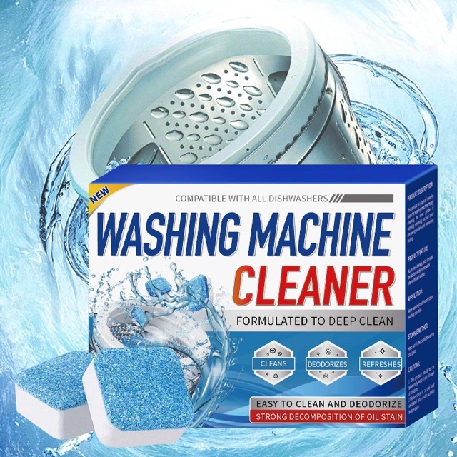 CleanMagic - טבליות ניקוי למכונת הכביסה