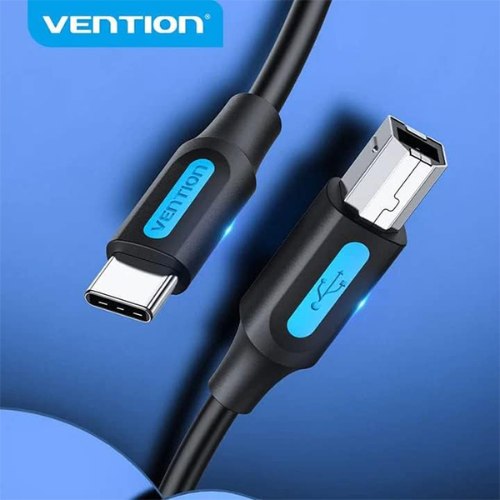 כבל מתאם למדפסת באורך VENTION Printer Cable USB C to USB Type B 1.5M