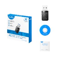 כרטיס רשת אלחוטי CUDY 1300Mbps High Gain Wi-Fi USB 3.0 Nano Adapter